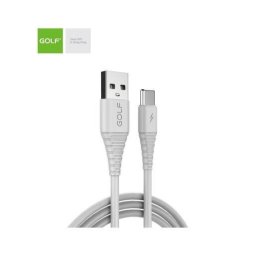 Cablu USB la USB tip C Golf Flying Fish Fast Cable 3A ALB GC-64t