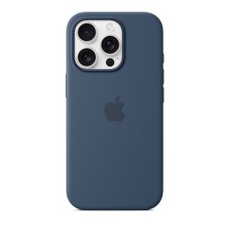Husa Silicone Case with MagSafe pentru iPhone 16 Pro, Denim