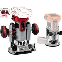 Freza multifunctionala pe acumulator 18 V, 30000 RPM, accesoriu pentru muchii, motor Brushless, fara acumulator/incarcator