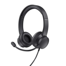 Casti TR-25087, Headset, Wired, Negru