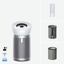 Purificator de aer Dyson Purifier Big+Quiet BP02, pentru încăperi de până la 100mp, Alb/Argintiu