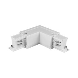 Capac terminal pentru sistem de șină trifazic TRACER alb unghiular