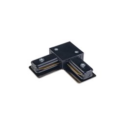 Capac terminal pentru sistem de șină monofazic TRACER negru unghiular