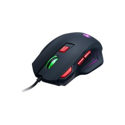 Maus LED de joc cu fir CONNECT IT CI-191 800/1600/2400/3200 DPI negru