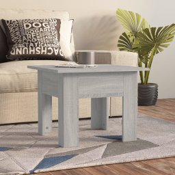 Masuta de cafea, stejar sonoma gri, 55x55x42 cm, PAL GartenMobel Dekor