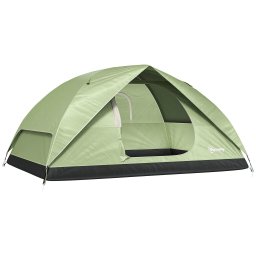 Cort camping, 2-3 persoane, impermeabil, cu geanta, verde, 205x275x135 cm GartenVIP DiyLine
