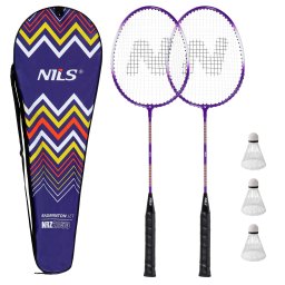 Set rachete badminton Nils NRZ2053