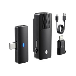 Microfon DONNER LM-100, Wireless, 8 ore, Negru