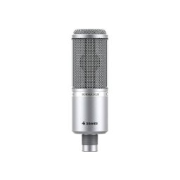 Microfon DC20, Cu fir, 20 - 20000 Hz, Argintiu