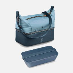 Geantă frigorifică Lunchbox 5L + cutie alimente 1L din plastic inclusă Albastru