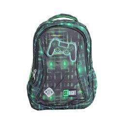 Ghiozdan clasele I-IV, 3 compartimente, Majewski, Gama St. Right, Colectia Neon Pad 2025, BP-26