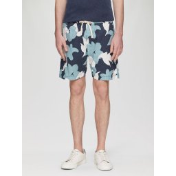 Q/S by s.Oliver Pantaloni scurti barbat cu imprimeu floral, Bleumarin (SELECTATI MARIMEA: L)