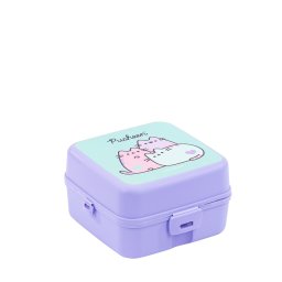 Cutie de Sandwich cu 4 Compartimente - Pusheen Mov 13.5x13x8cm, 1100ml