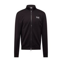 EA7 Emporio Armani Hanorac negru / alb