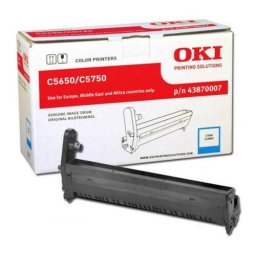 Unitate cilindru compatibila cu Oki 43870007, Cyan