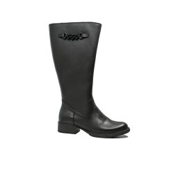 Cizme damă Rieker cu interior din lână, negre, din piele naturală RIKZ9565-00N-36 EU