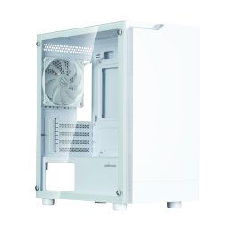 Carcasa T4 PLUS, MiniTower, Fara sursa, mATX, mITX, Alb