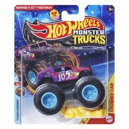 HOT WHEELS MONSTER TRUCK MASINUTA HUMVEE 4-CT FASTBACK SCARA 1:64 SuperHeroes ToysZone