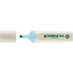 Textmarker Edding Ecoline 24, 2 - 5 mm, albastru pastel