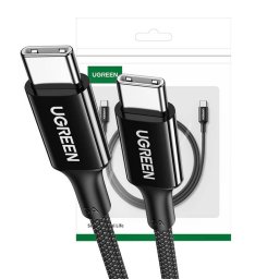 Cablu USB-C la USB-C, 100W, 5A, negru
