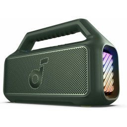Boxa portabila Soundcore Boom 2, 80W, BassUp 2.0, IPX7, Lumini RGB, Bluetooth 5.3, Verde