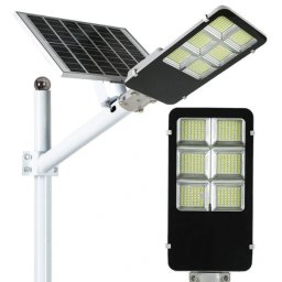 Lampa Solara Stradala Jortan 300W 400W cu Panou Independent + CADOU SURPRIZA