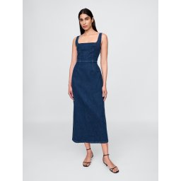 GAP Denim Midi Dress - Ladies