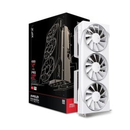 Placa video 97SWFB3W9, AMD Radeon RX 9070 Swift Triple Fan OC White 16 GB, GDDR6, 256 biti
