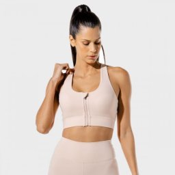 SQUATWOLF Sutien sport Zip Up Peachy Keen XS