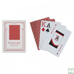 Carti de joc Texas Hold'Em Easy Rosse
