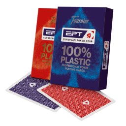 Carti de joc poker, oficiale, European Poker Tour (EPT), 100% Plastic