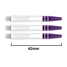 Shaft Peter Wright Snakebite Nitrotech White And Purple Medium
