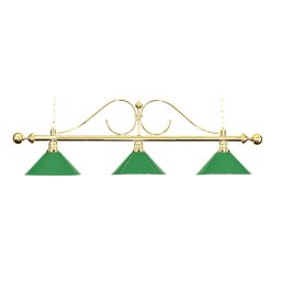 Lampa Biliard Classic, verde, 3 abajururi, Ø 35 cm, 157 cm, Dynamic