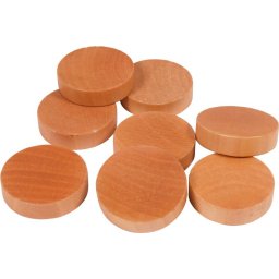 Discuri Shuffleboard din lemn - 30 buc