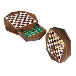 Sah de calatorie Acacia 14x14cm