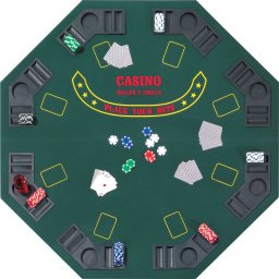 Blat de poker pliabil 125x125x2.5cm