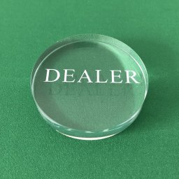 Buton dealer acrilic transparent