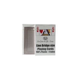 Carti de joc Lion din plastic 100%