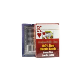 Carti de joc Lion din plastic 100% Jumbo Index