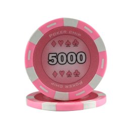Chips poker 11.5gr diferite valori (set 25 buc)