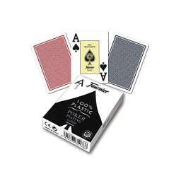 Carti de joc poker Fournier 2800, 100% Plastic