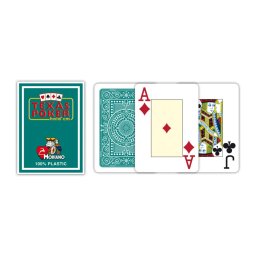 Carti de joc Texas Poker 2 Jumbo Index Dark Green