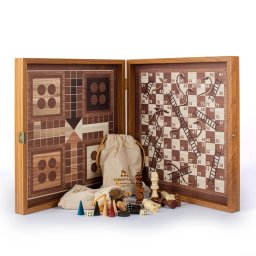 Joc Sah/Backgammon/Ludo/Serpi Classic Style 34x34cm Manopoulos