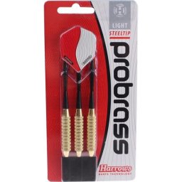 Sageti steeltip Pro Brass LIGHT Harrows