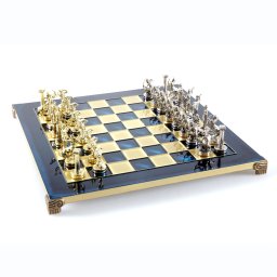 Joc sah GIANTS' BATTLE GOLD & SILVER 36X36CM MANOPOULOS