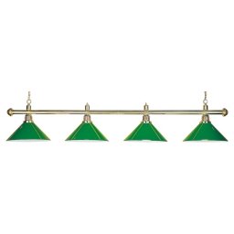 Lampa de Biliard Evergreen 4 abajururi verzi, Ø 35 cm, 180 cm