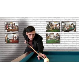 Set 5 tablouri imprimate - diferite teme 49 x 36 cm Dynamic