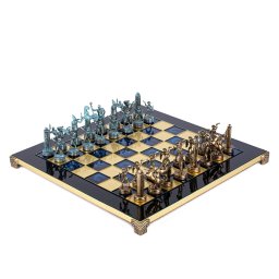 Joc sah GREEK MYTHOLOGY BRONZE-BLUE 36x36cm Manopoulos