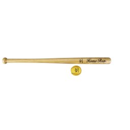Set bata baseball+minge natural AngelSports
