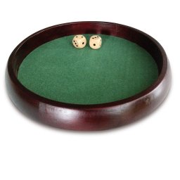 Tavita 34cm zaruri Dice Tray Engelhart cu 2 zaruri